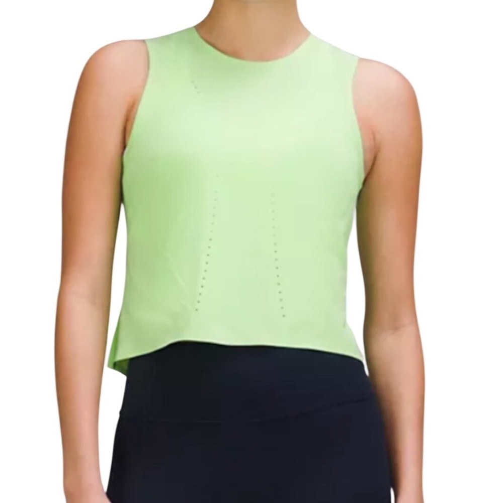 Lululemon Swift Ventilated Running Scream Green Light Size 4